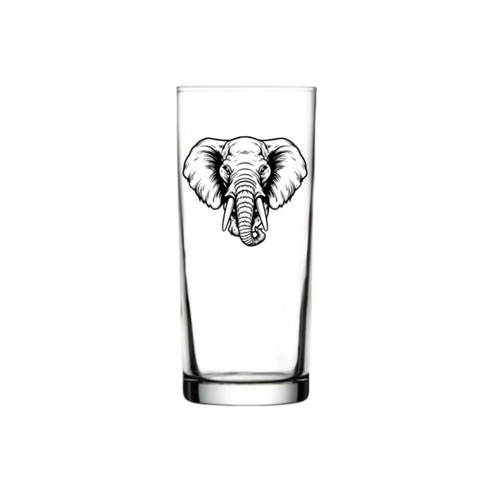 Fil Baskılı Rakı Bardağı - Filli Rakı Bardağı