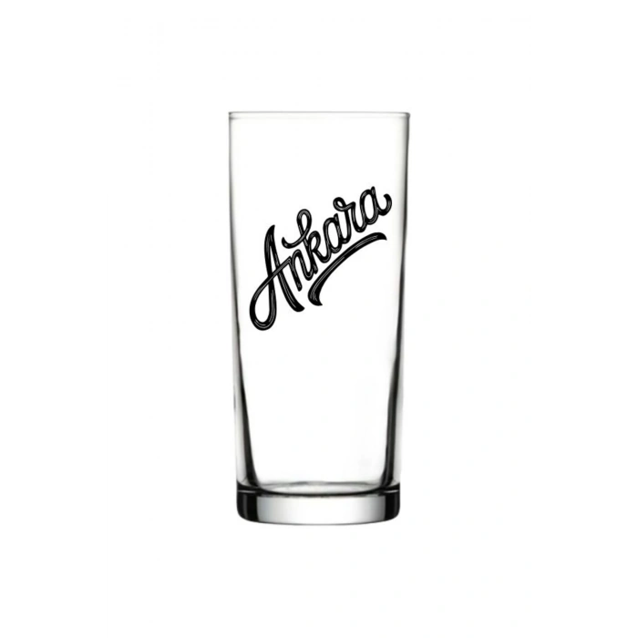 Ankara Baskılı Rakı Bardağı - Ankaralı Rakı Bardağı