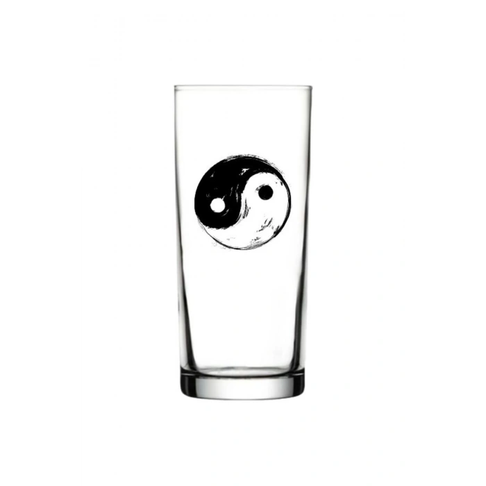 Ying Yang Baskılı Rakı Bardağı