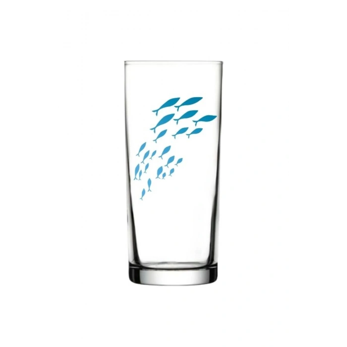 Balık Baskılı Rakı Bardağı - Balıklı Rakı Bardağı