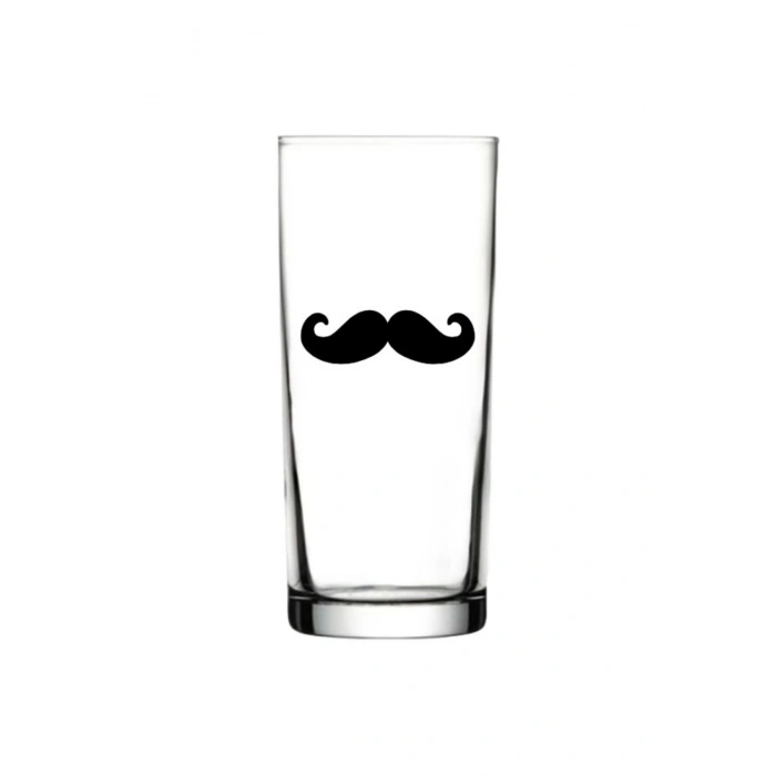Bıyık Baskılı Rakı Bardağı - Bıyıklı Rakı Bardağı