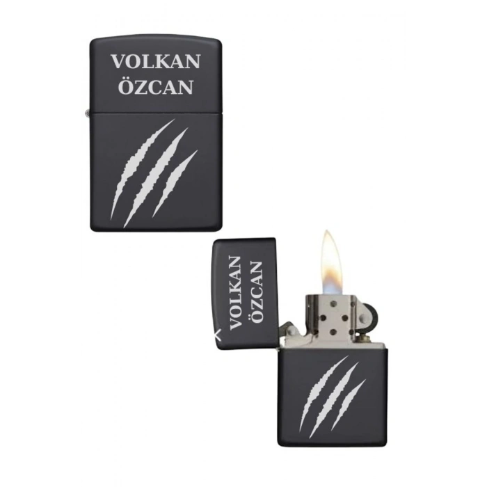 Kişiye Özel Pençe İzli Metal Çakmak