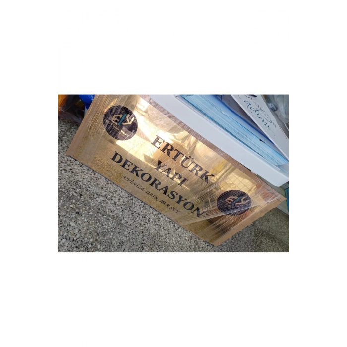 Kişiye Özel Metal Üzerine Baskı - Metal Tabela - Metale Baskı ( 30 cm x 42 cm )