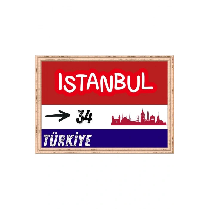 İstanbul Tablo - Retro Tablo