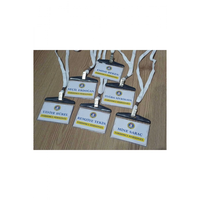 Kişiye Özel Yaka Kartı - Askılı Yaka Kartı