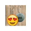 Kalpli Surat Emoji Anahtarlık - Açacaklı Anahtarlık