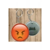 Kızgın Surat Emoji Anahtarlık - Açacaklı Anahtarlık