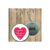 Happy Valentine Anahtarlık - Açacaklı Anahtarlık