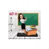 Kişiye Özel Ahşap Biblo - Kadın Öğretmen Karikatür Biblo - Öğretmen Biblo 11
