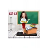 Kişiye Özel Ahşap Biblo - Kadın Öğretmen Karikatür Biblo - Öğretmen Biblo 13