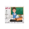 Kişiye Özel Ahşap Biblo - Kadın Öğretmen Karikatür Biblo - Öğretmen Biblo 12