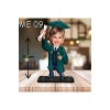 Kişiye Özel Ahşap Biblo - Erkek Çocuk Karikatür Biblo - Mezuniyet Biblo 7