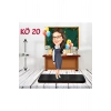Kişiye Özel Ahşap Biblo - Kadın Öğretmen Karikatür Biblo - Öğretmen Biblo 20