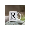Kişiye Özel R Harfi Bardak - İsim Yazılı Bardak - İsimli Bardak