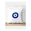 Nazar Boncuklu Kırlent Kılıfı - Nazar Bıncuklu Yastık Kılıfı