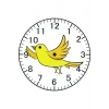 Kanarya Model Duvar Saati - Kanaryalı Saat