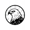 Kartal Model Duvar Saati - Kartallı Saat