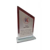 Kişiye Özel Cam Plaket - Öğretmene Plaket - Mezuniyet Plaketi - Ekonomik Plaket