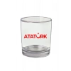 Atatürk Baskılı Viski Bardağı - Ay Yıldızlı Bardak