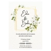 Kişiye Özel Davetiye - Düğün Davetiye - Nişan Davetiye - Nikah Davetiye ( Zarflı ) ( 50 Adet ) MDL 4