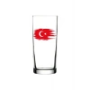 Türk Bayrak Baskılı Rakı Bardağı - Türk Bayraklı Rakı Bardağı