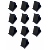 Toplu Plaket - Lacivert Kadife Plaket - Metalsiz Boş Plaket ( 10 Adet )