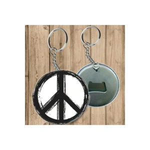 Barış Sembolü Anahtarlık - Açacaklı Anahtarlık