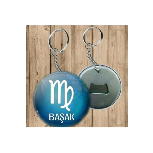 Başak Burcu Anahtarlık - Açacaklı Anahtarlık