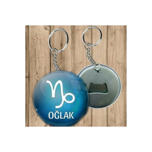 Oğlak Burcu Anahtarlık - Açacaklı Anahtarlık