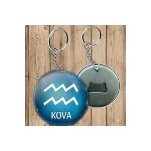 Kova Burcu Anahtarlık - Açacaklı Anahtarlık