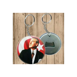 Atatürk Görselli Anahtarlık