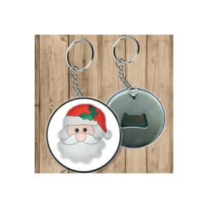 Noel Baba Anahtarlığı - Açacaklı Anahtarlık