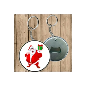 Noel Babalı Anahtarlık - Açacaklı Anahtarlık