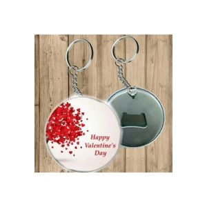 Sevgililer Günü Anahtarlık - Açacaklı Anahtarlık