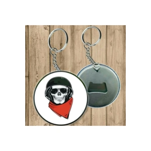 Motorcu Model - Açacaklı Anahtarlık