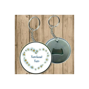 Anneler Günü Hediyesi Isime Özel Anahtarlık ( Açacaklı Anahtarlık )