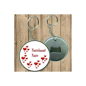 Anneler Günü Hediyesi Isime Özel Anahtarlık ( Açacaklı Anahtarlık )