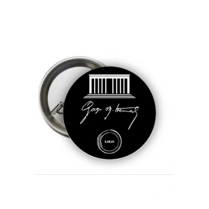 Kişiye Özel 10 Kasım Rozeti - İmza Atatürk Rozeti ( 20 Adet )