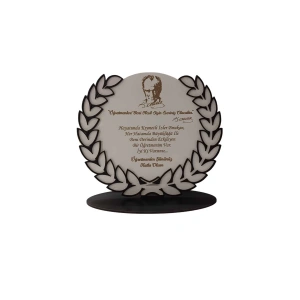 Öğretmenler Günü Hediyesi Ahşap Büyük Boy Plaket