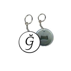 Açacaklı Ğ Harfi Anahtarlık