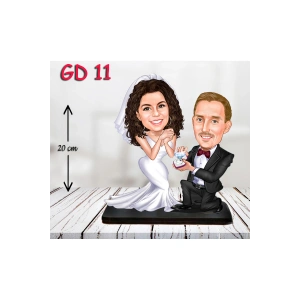 Kişiye Özel Ahşap Biblo - Düğün Biblo 2 ( 3D Biblo )