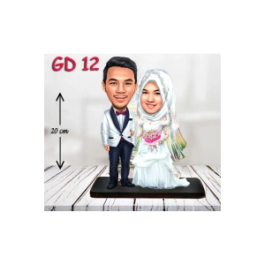 Kişiye Özel Ahşap Biblo - Düğün Biblo 3 ( 3D Biblo )