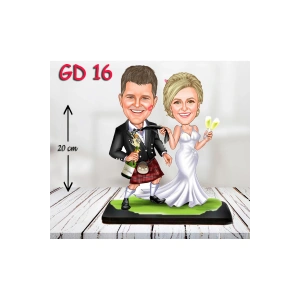 Kişiye Özel Ahşap Biblo - Düğün Biblo 7 ( 3D Biblo )