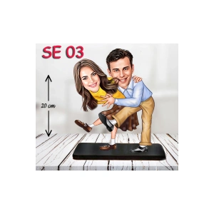 Kişiye Özel Ahşap Biblo - Dans Eden Sevgili Biblosu