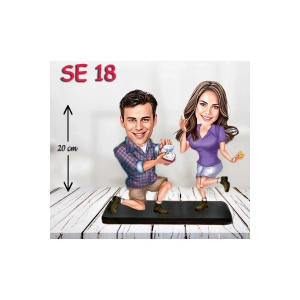 Kişiye Özel Ahşap Biblo - Evlenme Teklifi Biblosu