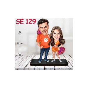 Kişiye Özel Ahşap Biblo - Dansçı Çift Biblosu 2