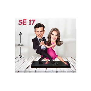 Kişiye Özel Ahşap Biblo - Dans Eden Sevgili Biblosu 2