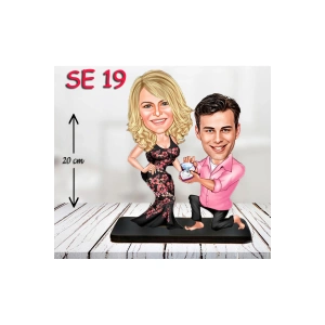 Kişiye Özel Ahşap Biblo - Evlenme Teklifi Biblosu 2