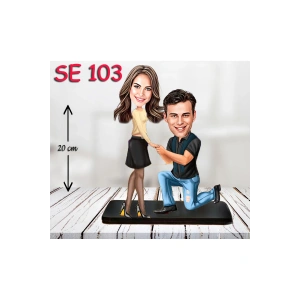 Kişiye Özel Ahşap Biblo - Evlenme Teklifi Biblosu 6