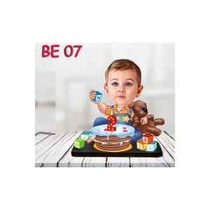 Kişiye Özel Ahşap Biblo - Bebek Karikatür Biblo - Bebek Biblo 7